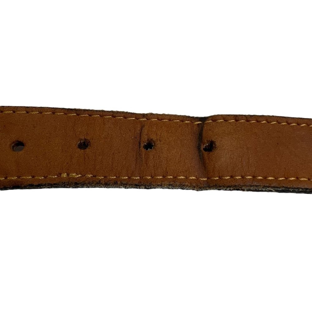 Zep Pro Leather Fishing Mahi & Yacht Embroidered Mens 44 Belt USA Made - Picture 7 of 8